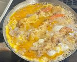 海老天ぷらの卵とじ丼作り方7写真
