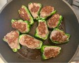 特別な日のピーマンの肉詰め作り方6写真