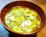 青梅塩麹漬豚と白菜のお味噌汁柚子と黒胡椒作り方4写真