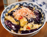 揚げ茄子とあげ玉の生姜香る南蛮漬け😋作り方7写真