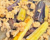 旨すぎ🥰茄子とひき肉のみぞれ炒め🍆✨作り方4写真