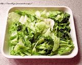 レタスと卵のガーリック炒め作り方1写真