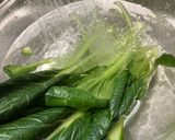 小松菜塩漬け🥬作り方1写真