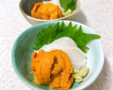 簡単豪華おつまみ♪イカ刺しのウニのせ作り方2写真