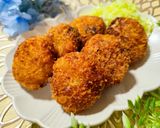 鶏むね1枚で8人前!チキンメンチカツ作り方3写真