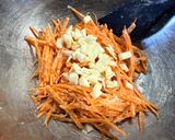 チーズ入りにんじん餅🥕 おやつにも おつまみにも作り方4写真