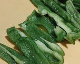 炒めるより簡単、ピーマンの塩昆布合え作り方1写真