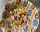 レンジ簡単洋風さっぱり春巻き味炒飯弁当作り方2写真